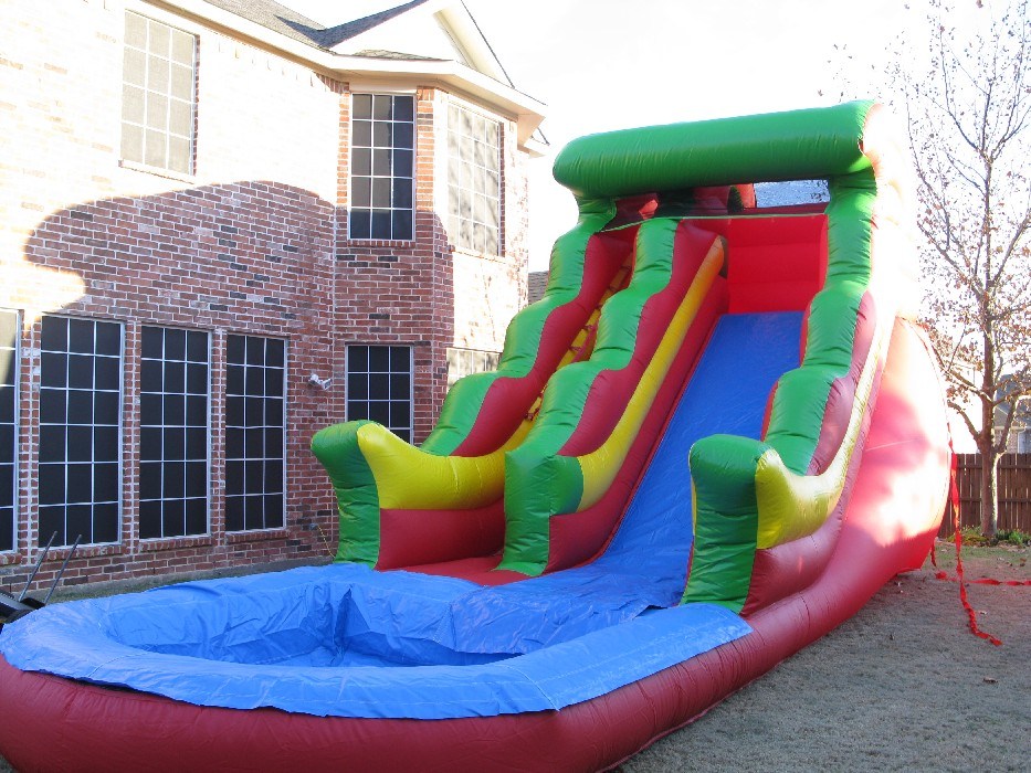 bounce houses with slides